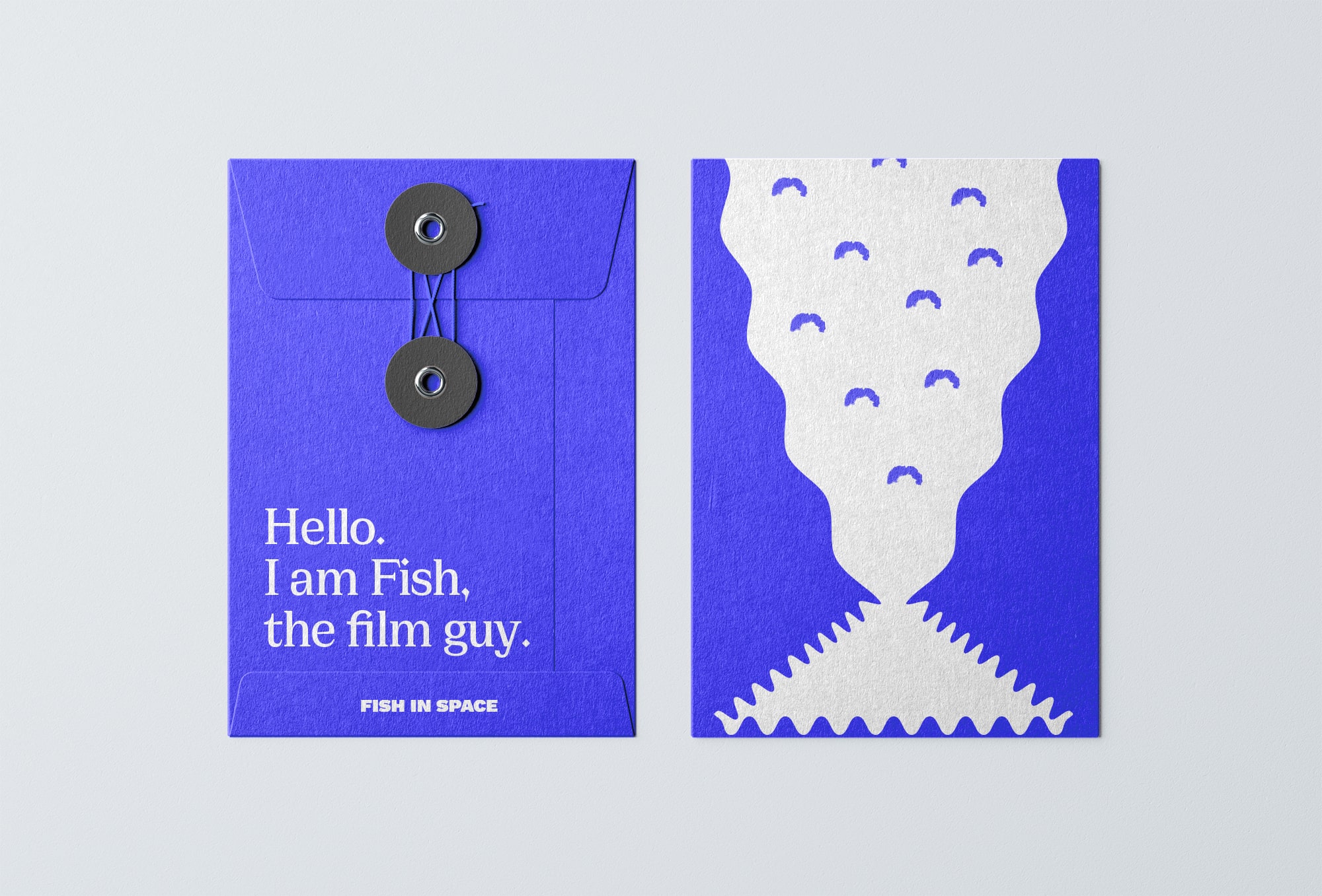 Fish in Space logo design